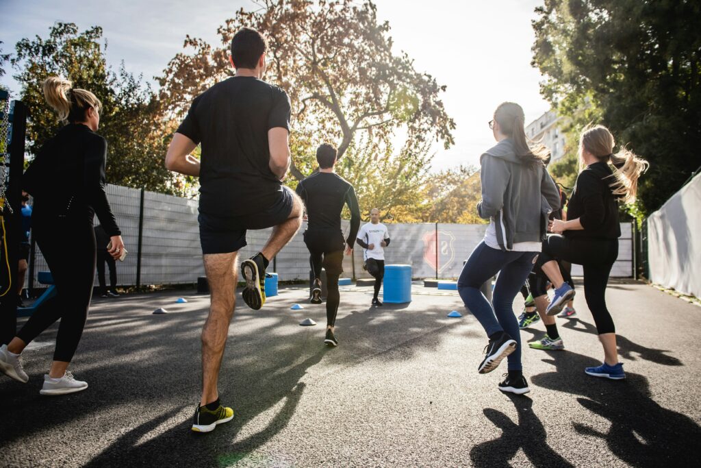 Runner learning proper form through an online coaching program